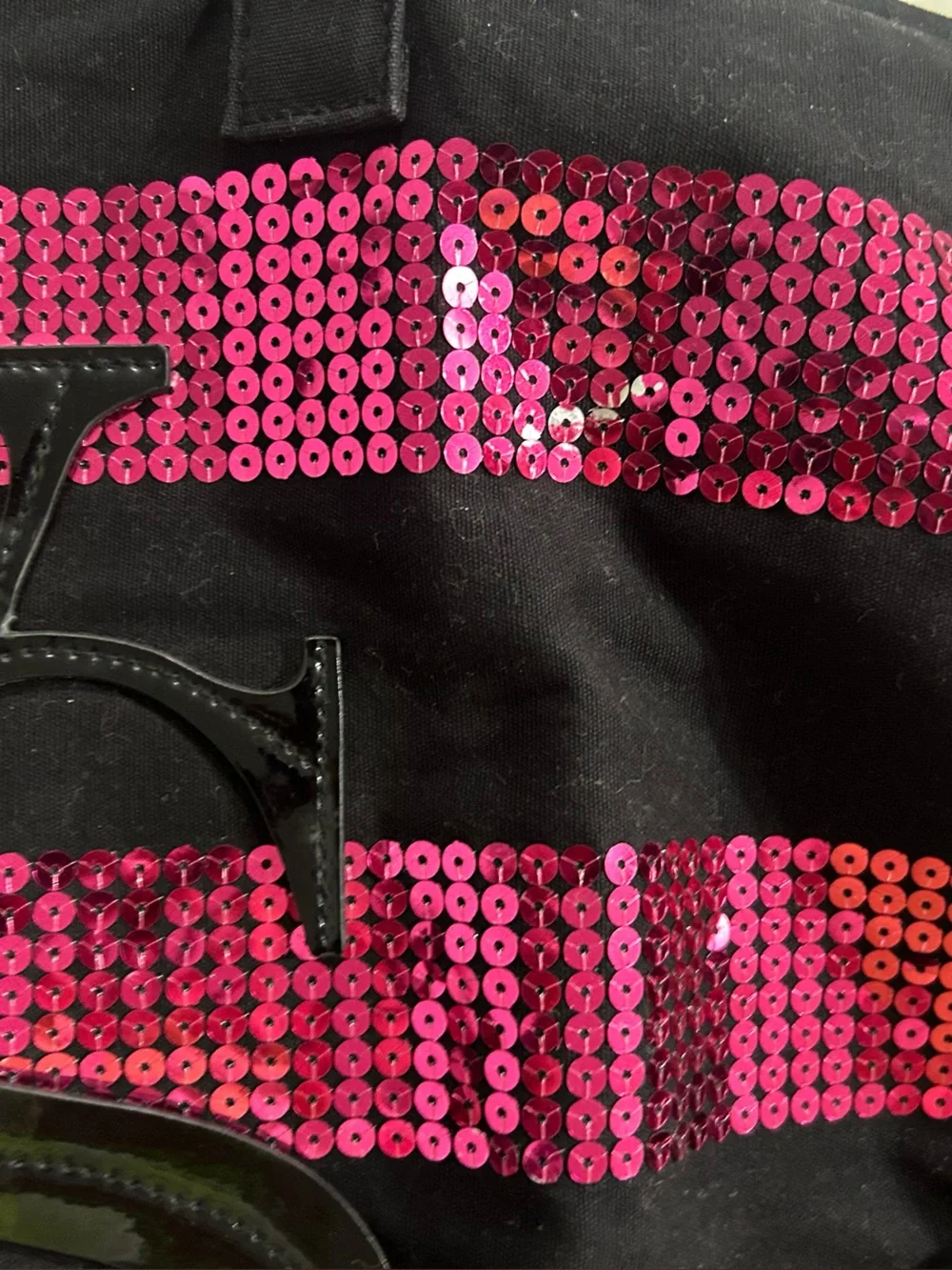 RARE FIND! Victoria’s Secret 2014 Lmtd Edition Black Friday Bling Sequin Tote